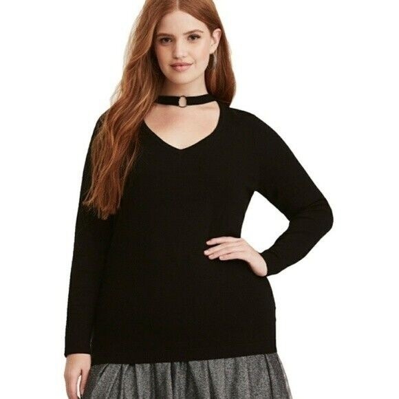 torrid Sweaters - Torrid Soft Choker V Neck Pull Over Sweater 3X Plus NEW